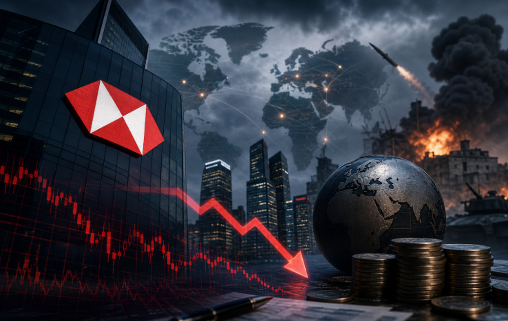HSBC Profit Decline After Fraud Charge and War Impact