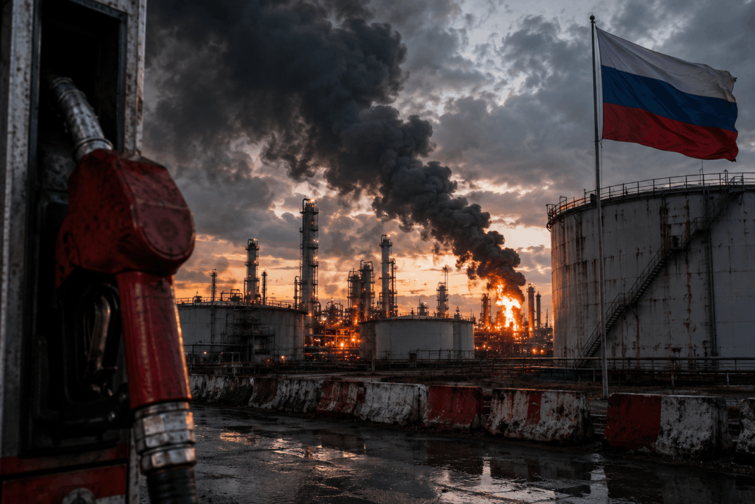 Russia Fuel Crunch Deepens as Oil Output Hits One-Year Low